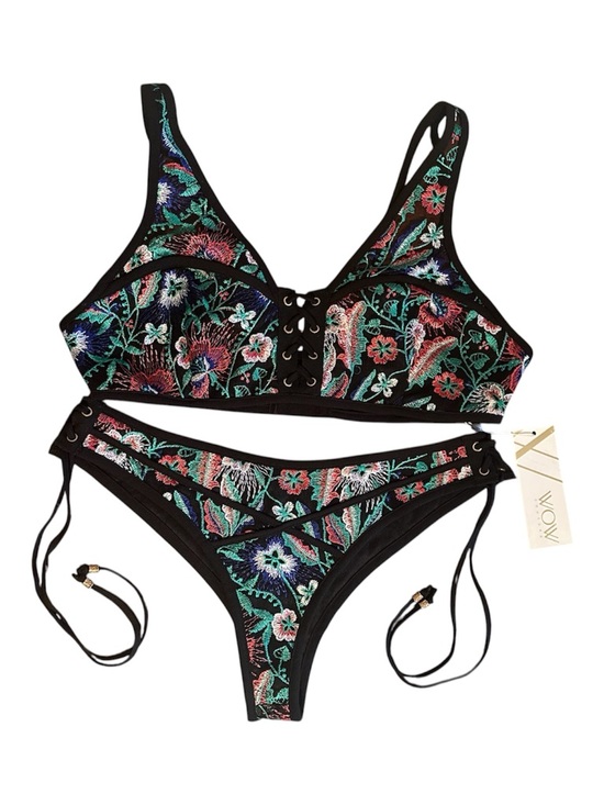 WOW couture Other - WOW couture Embroidered Multi Colored Boho Bikini Set NWT